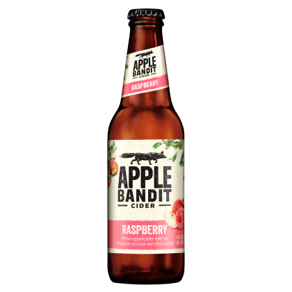 Raspberry cider fles