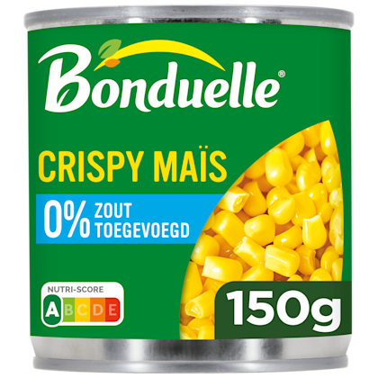 Bonduelle Crispy Maïs 0% zout