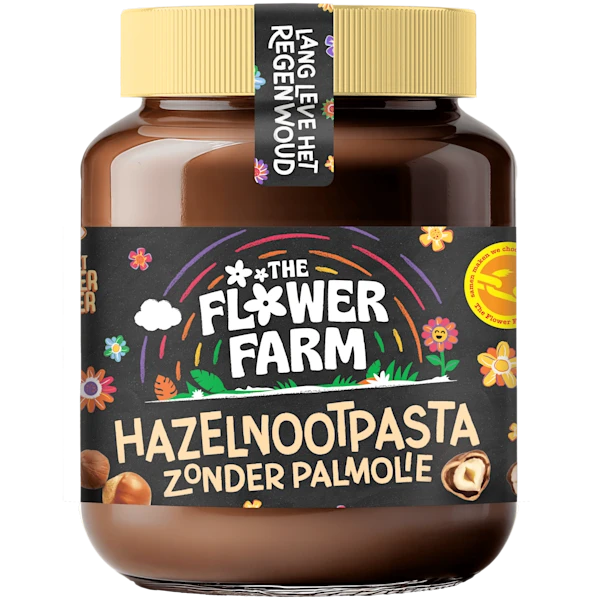 The Flower Farm Hazelnootpasta zonder palmolie