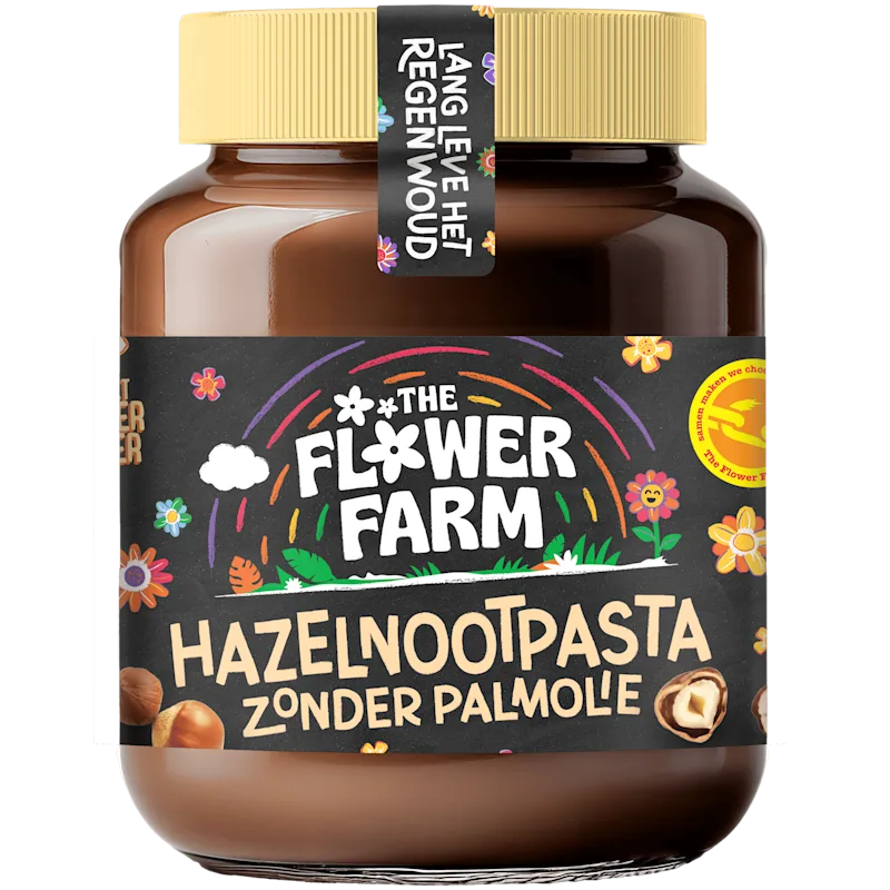 The Flower Farm Hazelnootpasta zonder palmolie