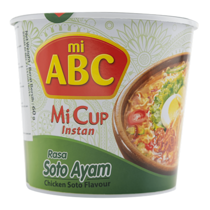 Abc Soto chicken noodles cup