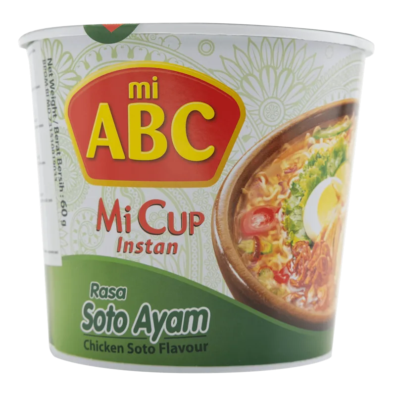 Abc Soto chicken noodles cup