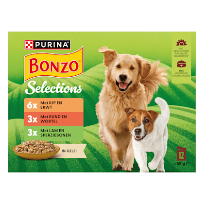 Bonzo Maaltijdzakjes in gelei