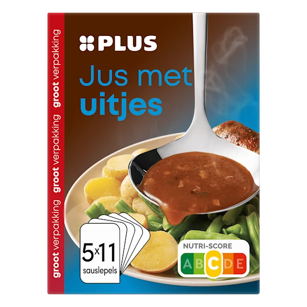 PLUS Jus met uitjes 5 pak