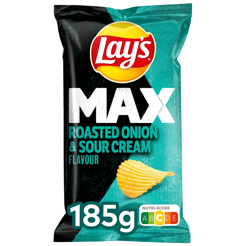 Lays Max Roasted Onion & sour cream