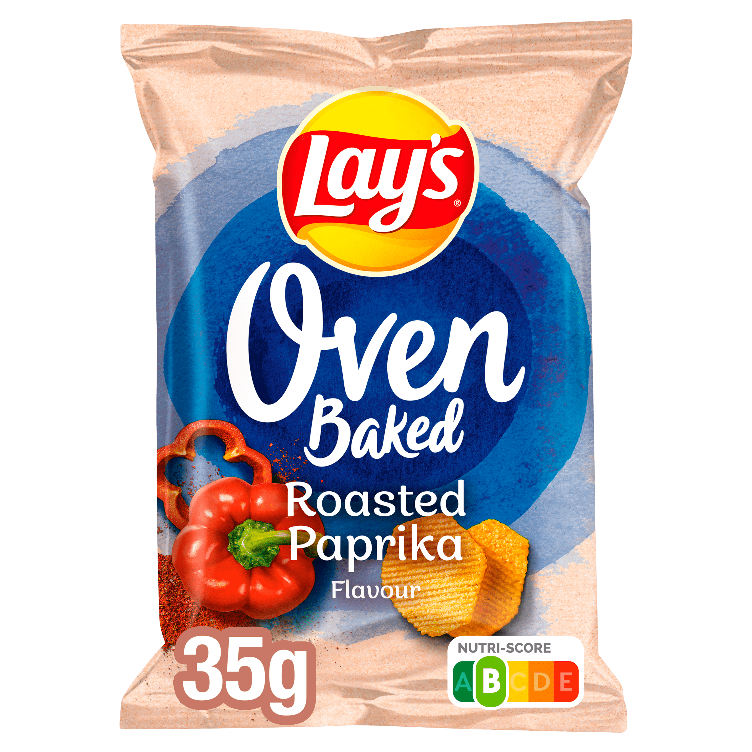 Lays Oven Baked paprika Per Zak 35 g (per kilo €22.57)