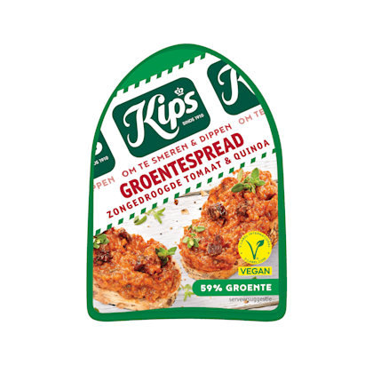 Vegan groentespread zongedr tomaat