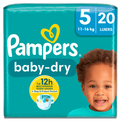 Pamper Baby-Dry maat 5 key size