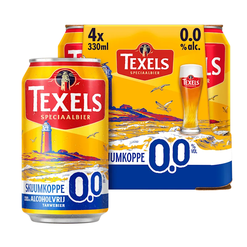 Texels Skuumkoppe 0.0 bier blik
