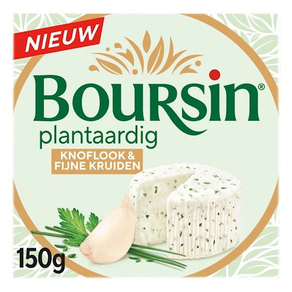 Boursin Plantaardig Knoflook & kruiden