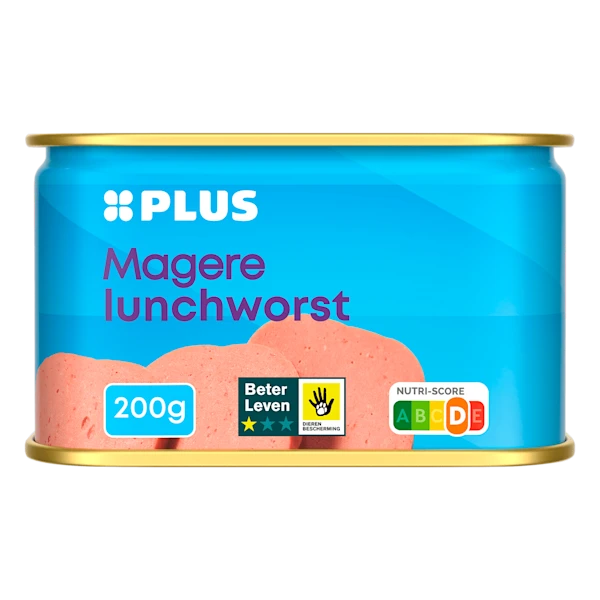 PLUS Magere lunchworst BLK 1 ster