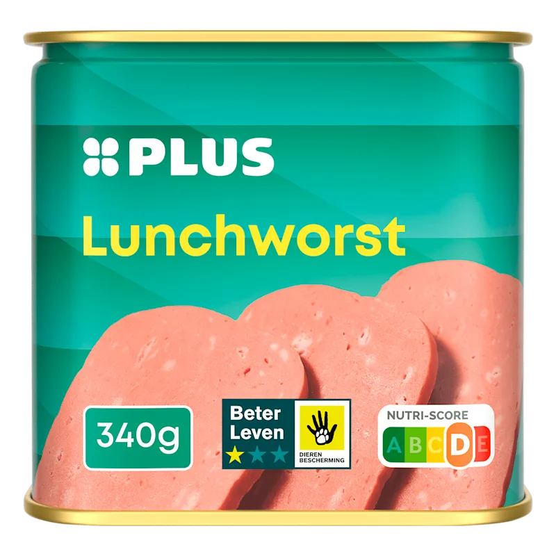 PLUS Lunchworst BLK 1 ster