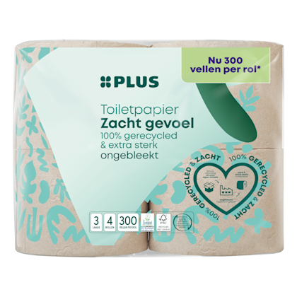 Toiletpapier 4 rol 3-lgs eco