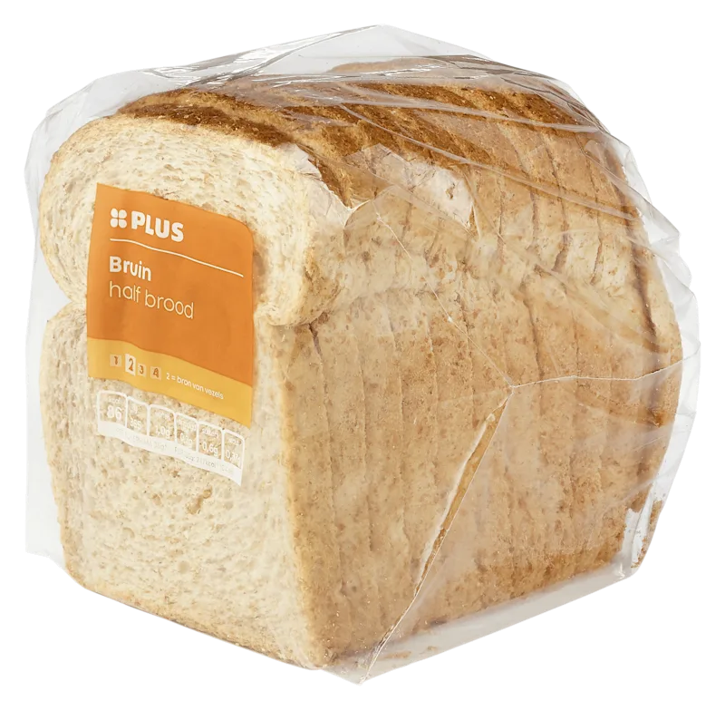 PLUS Rond bruin half