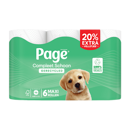 Compleet Schoon Recycled Toiletpapier