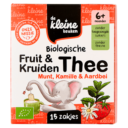 BIO Fruit & Kruiden Thee Munt, Kamille