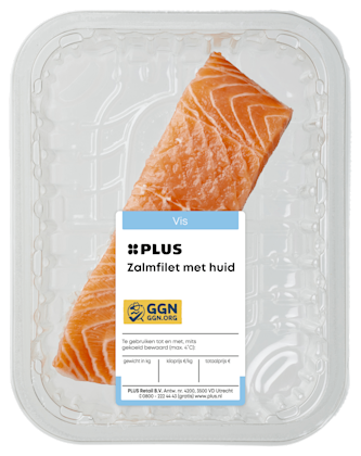Zalmfilet met huid