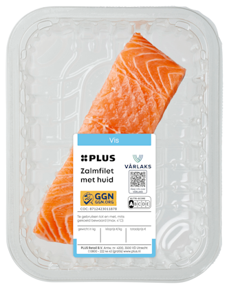 Zalmfilet met huid - PLUS