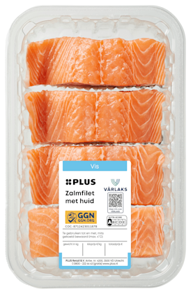 Zalmfilet met huid - PLUS