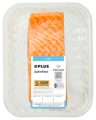 Zalmfilet zonder huid - PLUS