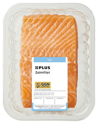 Zalmfilet zonder huid
