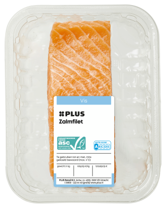 Zalmfilet zonder huid