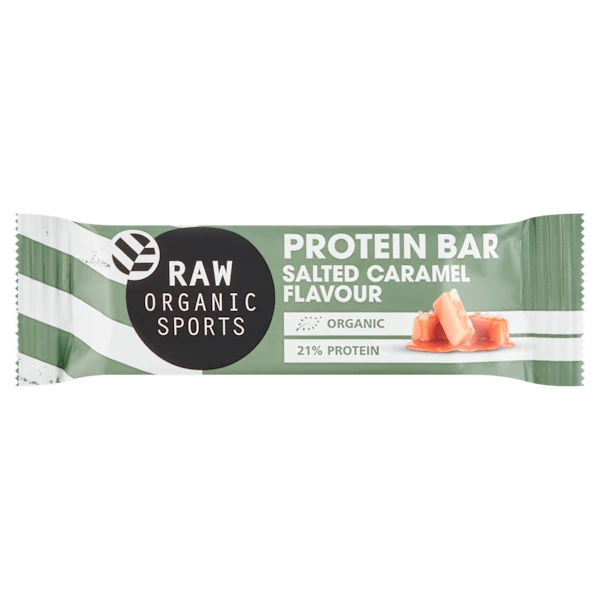 RAW Organic Sports Protein Salted Caramel Bar Bio