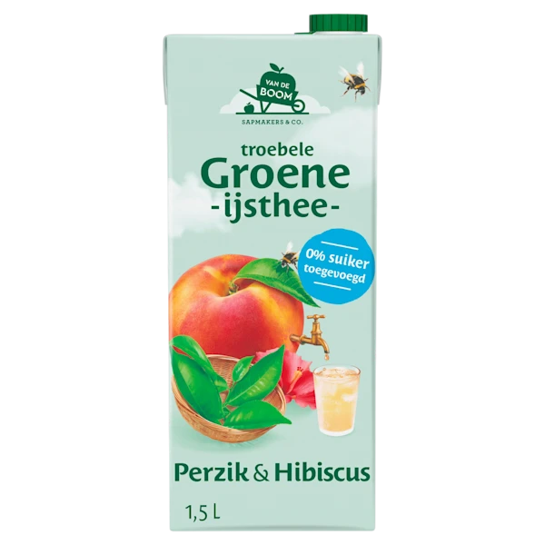 Van de Boom Groene thee perzik