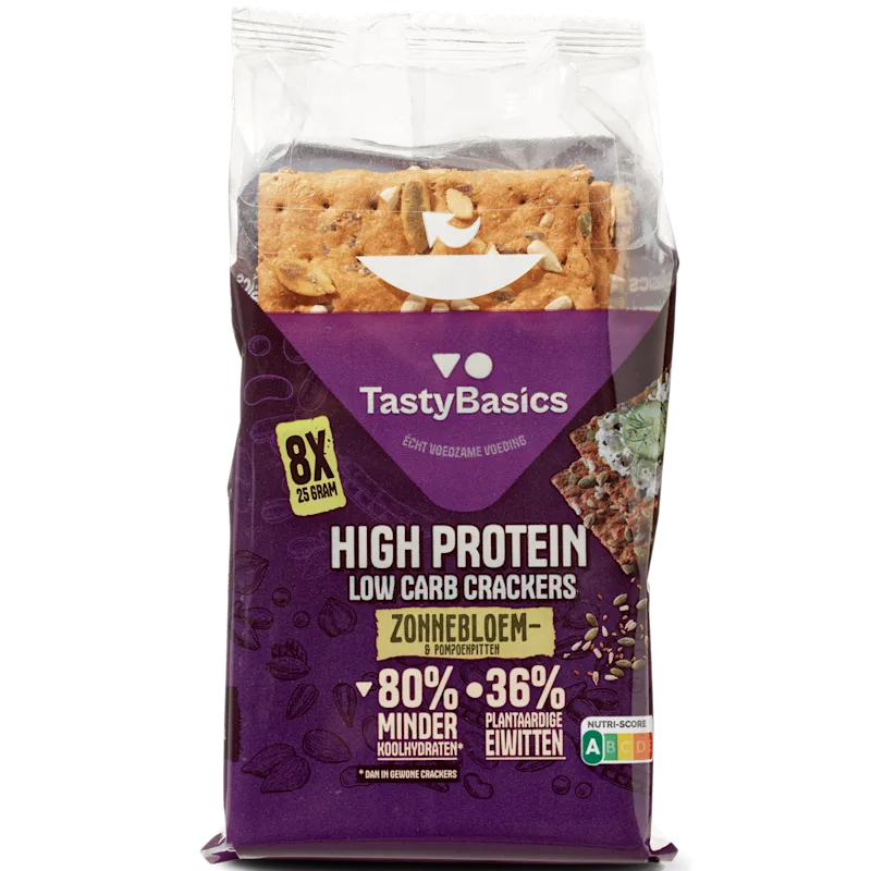 TastyBasics Cracker zonnebloem pompoenpit