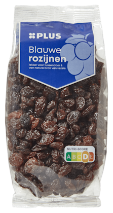 Blauwe rozijnen