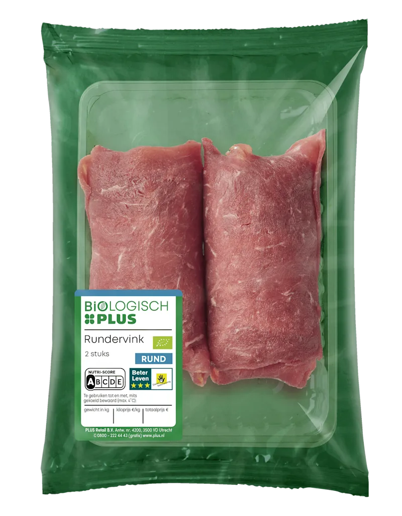 Biologisch PLUS Rundervink 2 stuks