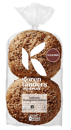 PLUS Korenlanders Volkoren meergranen bollen