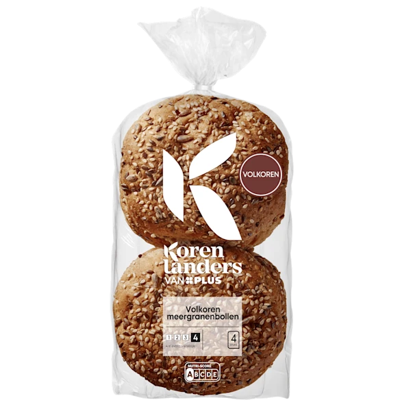 PLUS Korenlanders Volkoren meergranen bollen
