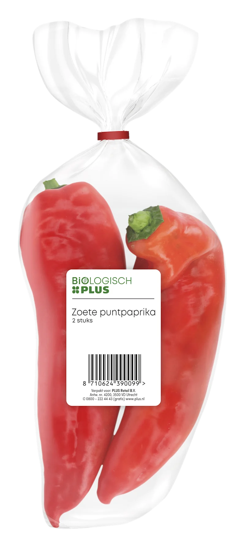 Biologisch PLUS Zoete puntpaprika biologisch