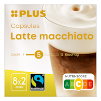 PLUS Koffiecapsules Latte macchiato