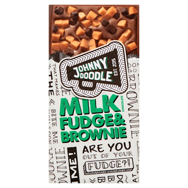 Johnny Doodle Milk fudge & brownie