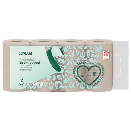 Toiletpapier 3-laags recycled