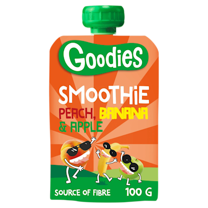 Knijpfruit Smoothie Perzik Banaan