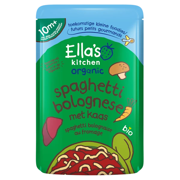 Ella's Kitchen Spaghetti bolognese met kaas 10m+