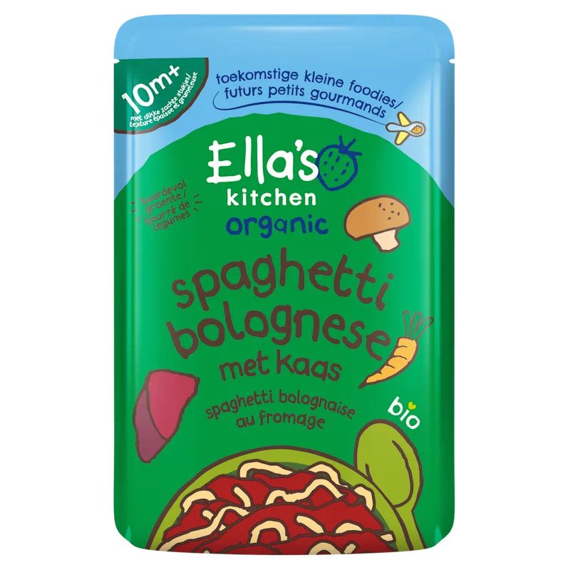 Ella's Kitchen Spaghetti bolognese met kaas 10m+