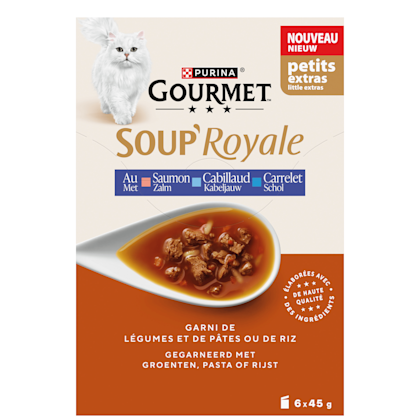 Gourmet Kattenvoer Nat Soup Royale Zalm