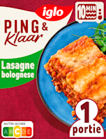 Iglo Ping & Klaar Lasagne Bolognese