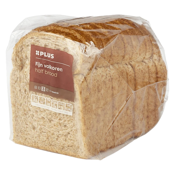 PLUS Rond fijn volkoren half