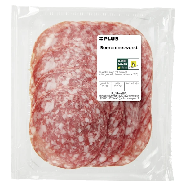 PLUS Boerenmetworst