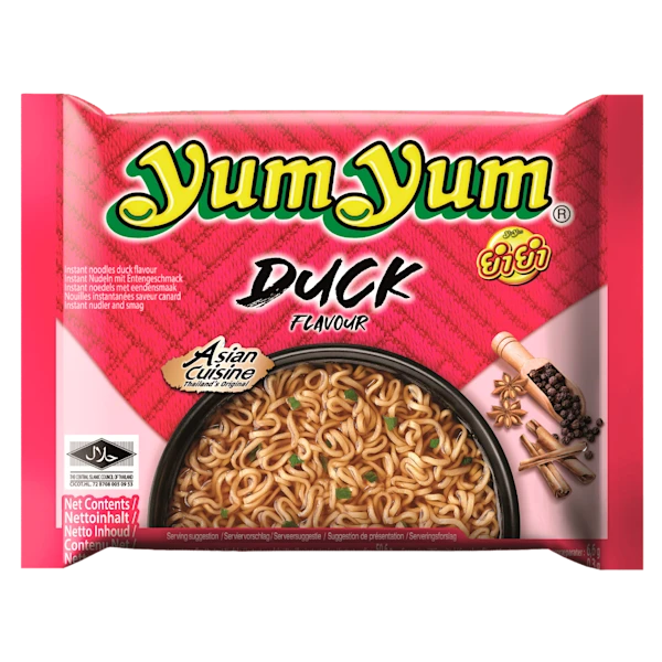 Yum Yum Noodlesoep Peking eend