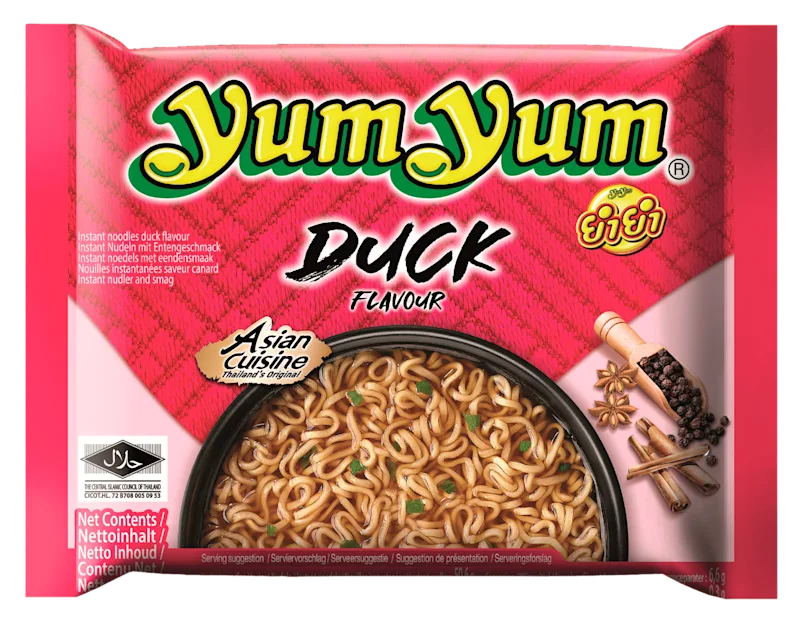 Yum Yum Noodlesoep Peking eend