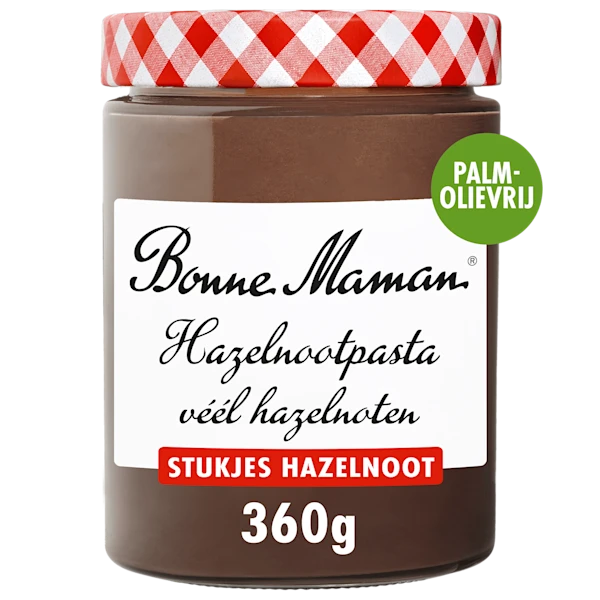 Bonne Maman Hazelnootpasta met stukjes noot