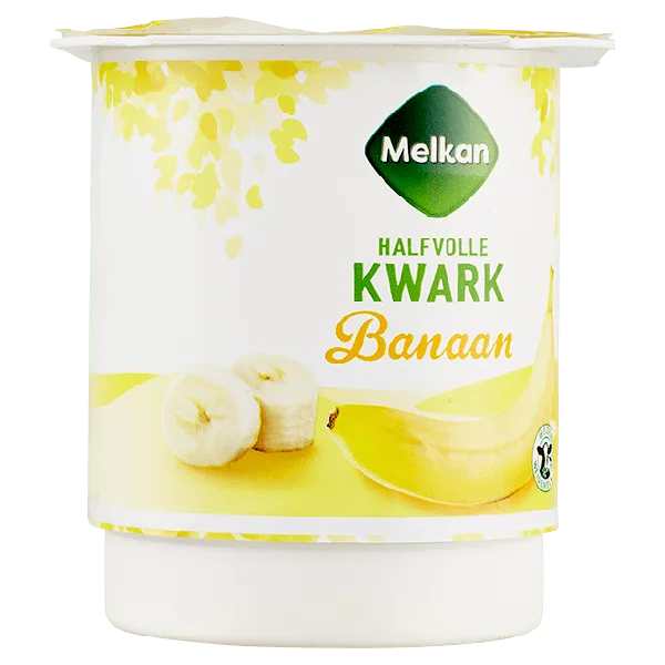 Melkan Halfvolle Kwark Banaan