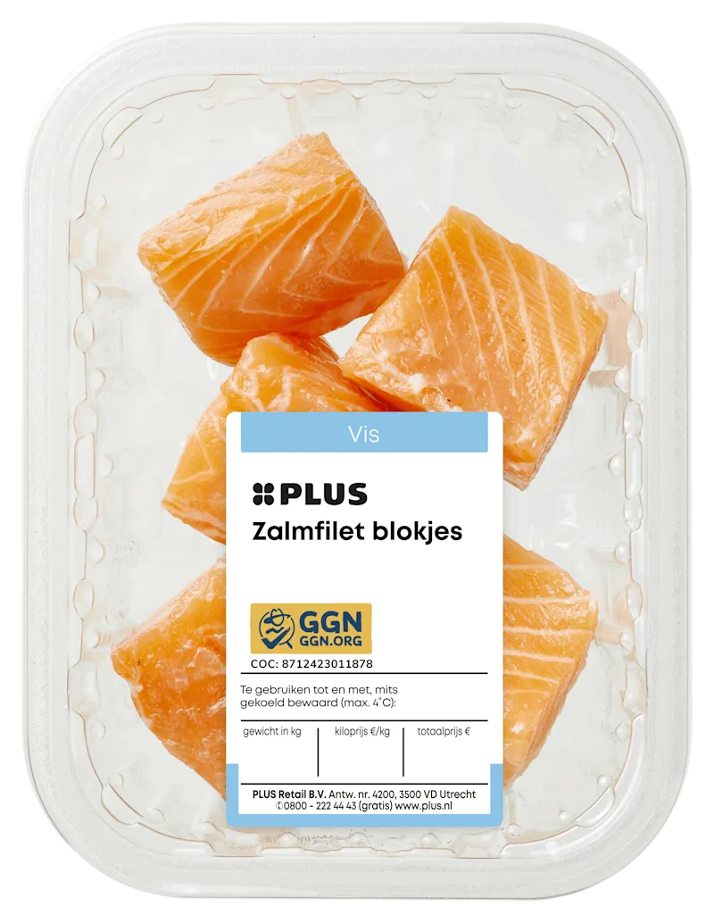 PLUS Zalmblokjes