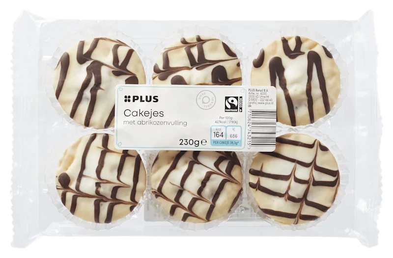 PLUS Abrikozen cakejes